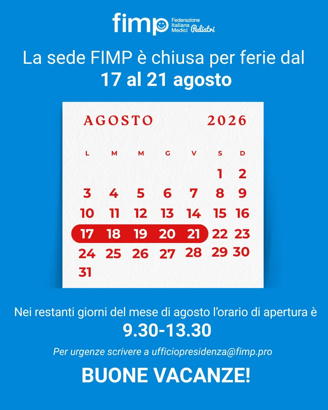 orari fimp